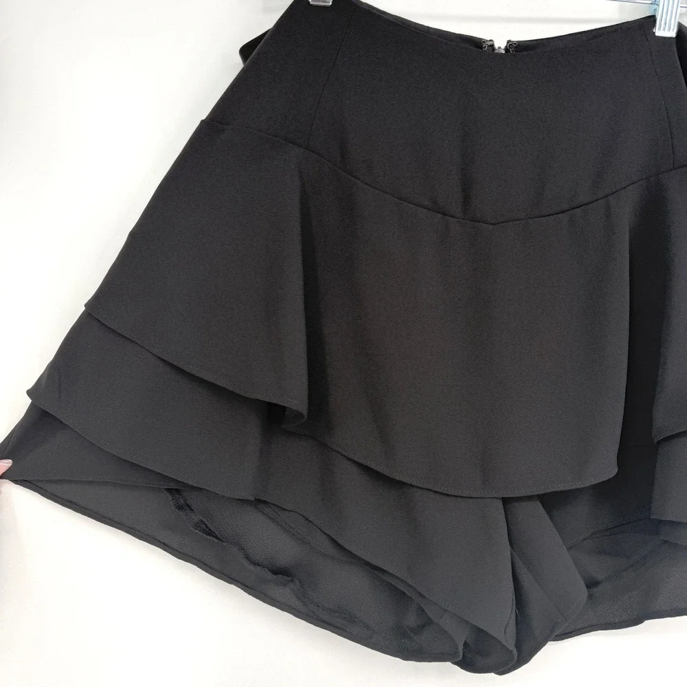 NWT‎ Eloquii Tiered Ruffle Skort High Waist Flared Wide Leg Short Plus Size 18
